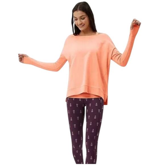Sweaty Betty Orange After Class Pullover Sweatshirt - Picture 1 of 11